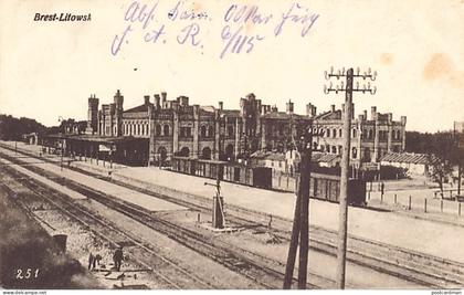 Belarus - BREST - The railway station