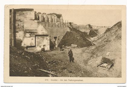 GRODNO  AN DEN FESTUNGSWERKEN    FELDPOST  2 SCANS
