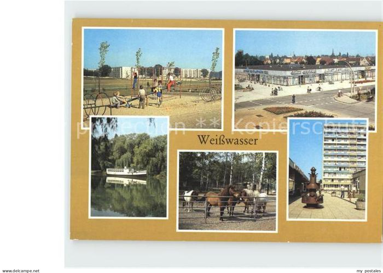 Weisswasser Oberlausitz Freizeitzentrum Jahnteich Tiergarten Wohnkomplex