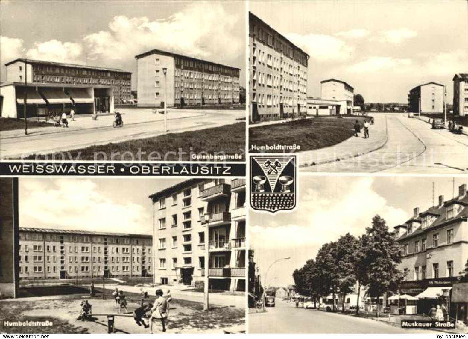 Weisswasser Oberlausitz Gutenbergstrasse Muskauer-Strasse Humboldstrasse