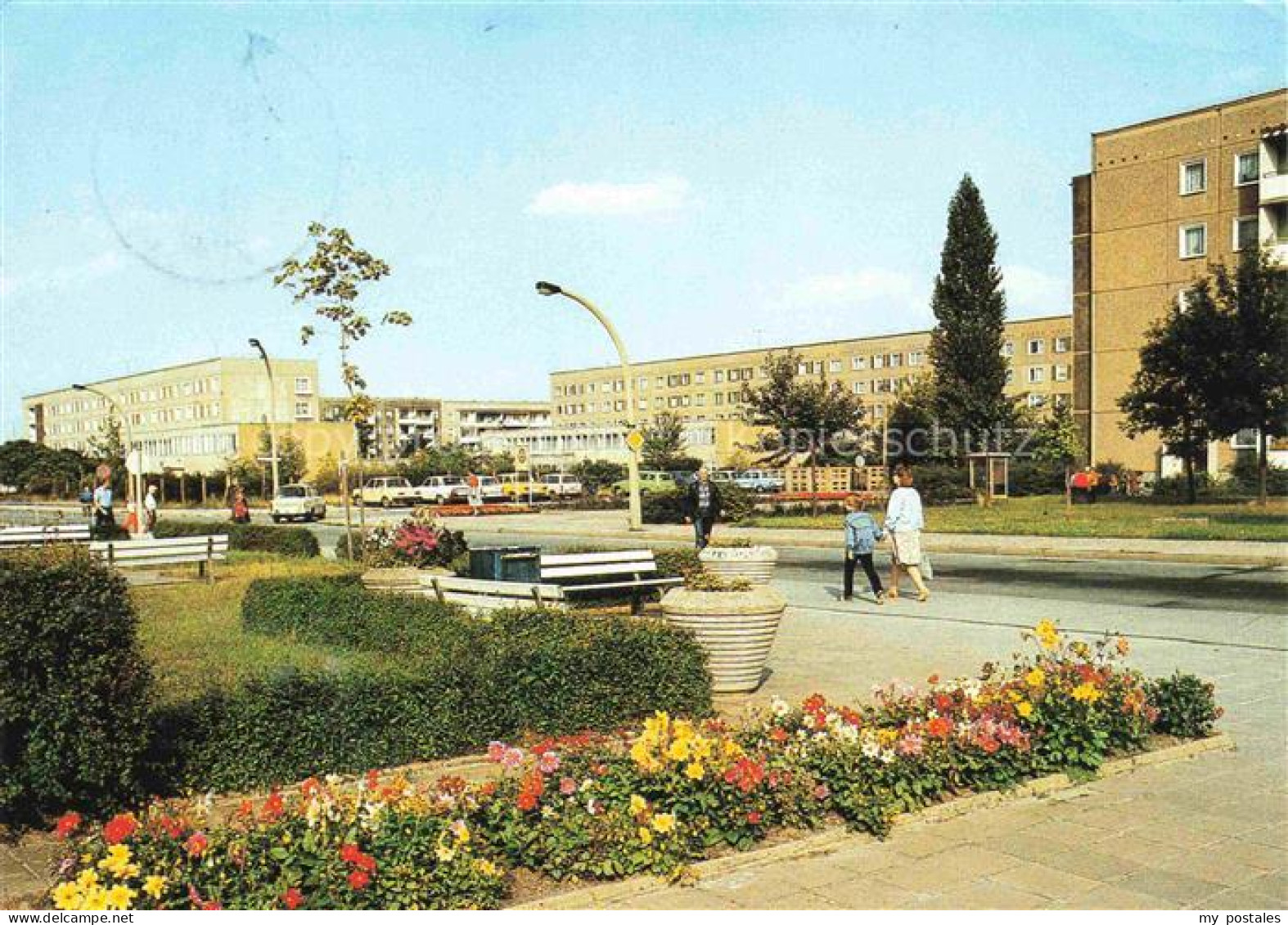 Weisswasser  Oberlausitz Lutherstrasse Bertold-Brecht-Strasse Wohnsiedlung