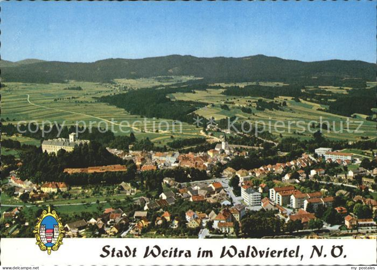 Weitra Schloss Fliegeraufnahme