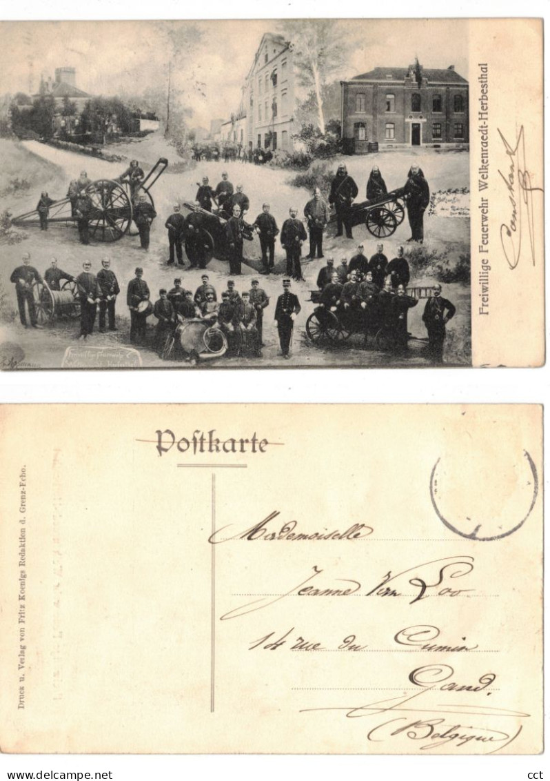 Welkenraedt  Herbestal  Freiwillige Feuerwehr   Welkenraedt-Herbestal  POMPIERS  SERVICE D'INCENDIE