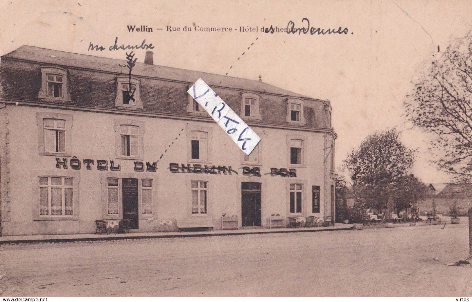 WELLIN -RUE DU COMMERCE   Hotel     (  ecrit 1928 )