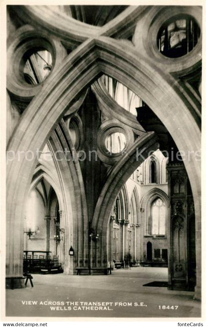 Wells Green View across the Transept Wells Cathedral