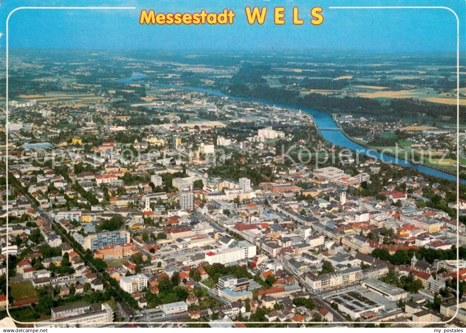 Wels Fliegeraufnahme