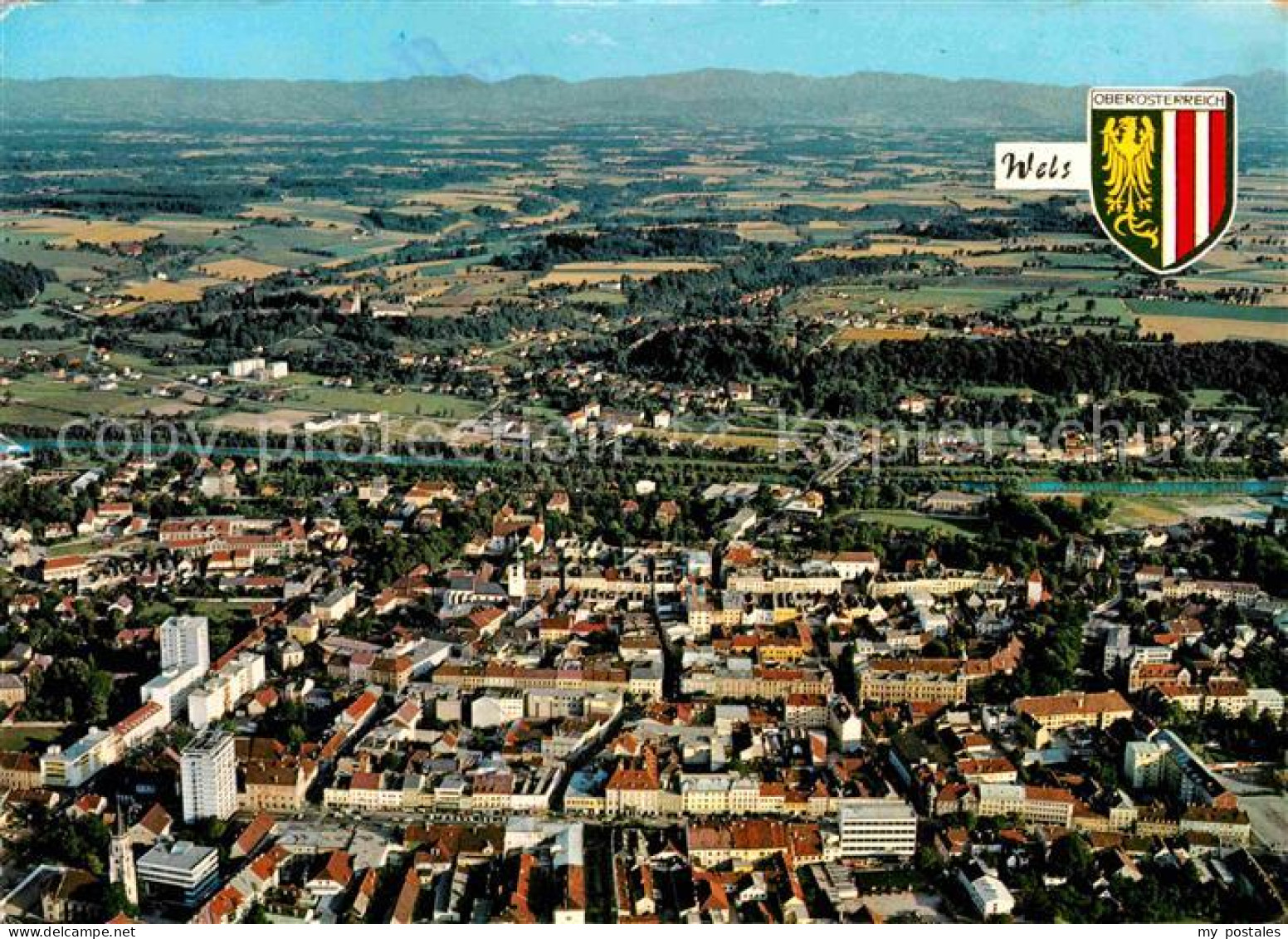 Wels Fliegeraufnahme