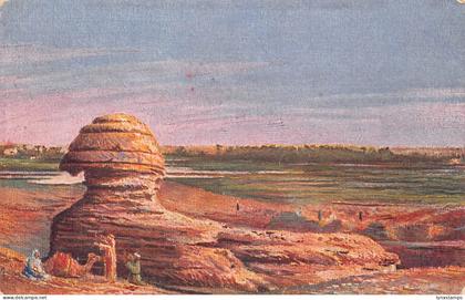 A623 Egypt Art Cairo The Sphynx vintage postcard