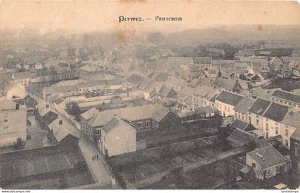 B069 Belgium Perwez Panorama vintage postcard