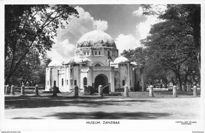 B441 Tanzania Museum Zanzibar RPPC postcard