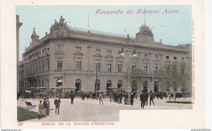B80827 banco de la nacion argentina  buenos aires  argentina  front/back image