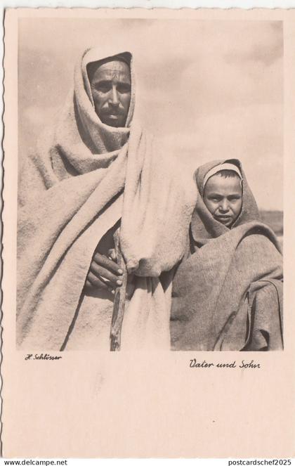 B81018 vater und sohn types  derna  libia lybia  front/back image