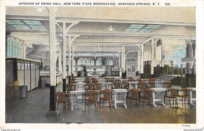BR100362 interior of drink hall new york state resrvation saratoga springs   usa