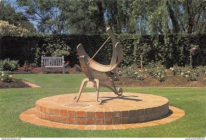 BR101871 wollongong  equatorial sundial rose garden botanic garden   australia