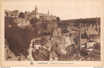 Br35715 Luxembourg Faubourg du Grund et Ville Haute luxembourg