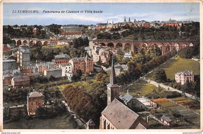 BR44237 luxembourg panorama de clausen et ville haute luxembourg
