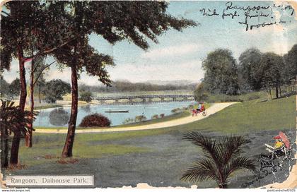 BR62520 burma rangoon dalhouse park myanmar