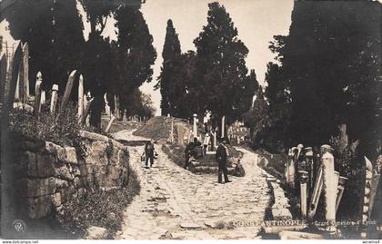 Constantinople Konstantinopel Friedhof 1916 Fotokarte