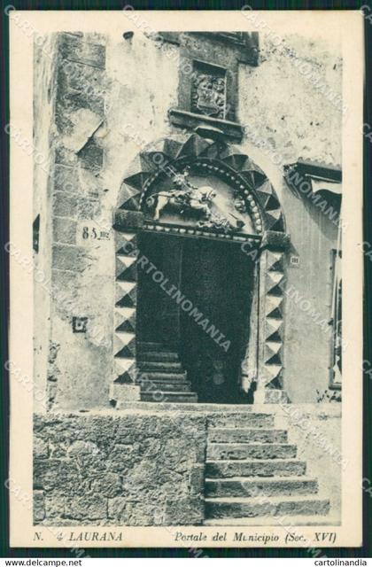 Croazia Laurana Municipio cartolina KV3136
