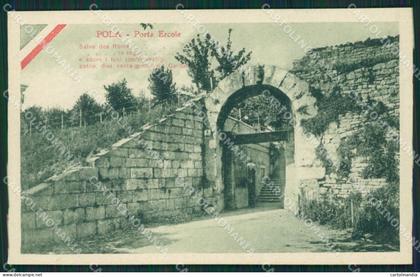 Croazia Pola Carducci cartolina KV2941