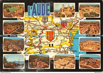 D042067 Circuit de l Aude. Durban. Sigean. Un Etang. Societe Editions de France.