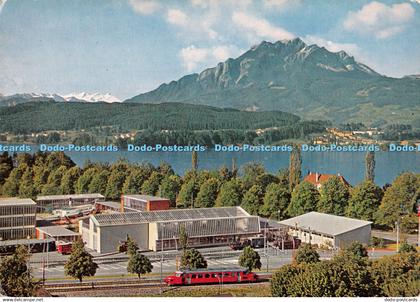 D090273 Swiss Institute of Transport. The Swiss Transport Museum With Mount Pila