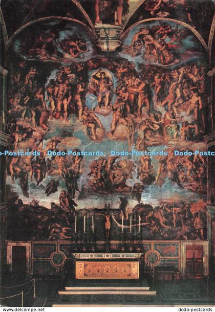 D102269 Vaticano. Cappella Sistina. Michelangelo. The Last Judgement. Monumenti
