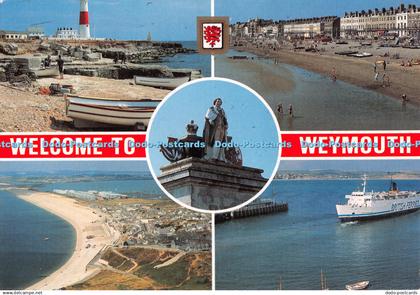 D120891 Welcome to Weymouth Dorset Weymouth and Portland J Perkins Multi View 19