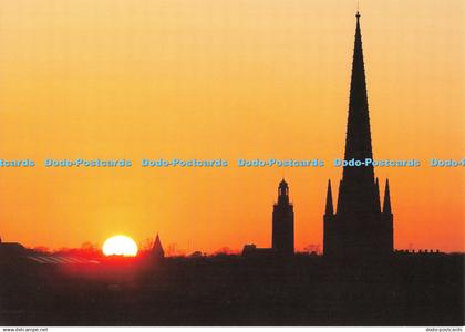 D124038 Norwich Skyline at Dusk Norwich Cathedral Paul Hurst