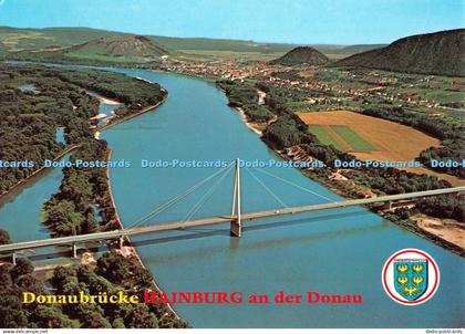 D132817 Donaubrucke Hainburg an der Donau Alpine Luftbild
