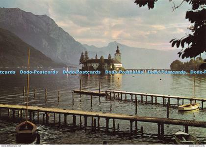 D135869 Castle Ort on the Lake to Traun with Traunstein Schones Osterreich