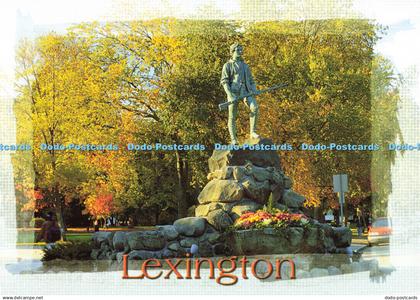 D136551 Lexington Captain Parker Statue Lexington Green Massachusetts Susan Cole
