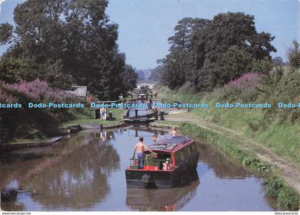 D137109 Audlem Lock Shropshire Union Canal Shropshire Cheshire Plain Audlem Mill