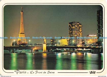 D137879 Paris La Front de Seine Iris 504 Au dela de la statue de la Liberte et d