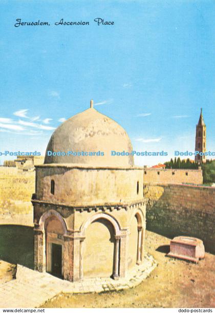 D139537 Jerusalem Ascension Place Mt Of Olives Chapel of Ascension Holy Views Pa