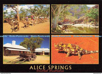 D140146 Alice Springs Central Australia Nucolorvue Australias National Souvenir