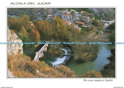 D140732 Alcala del Jucar Rio Jucar desde el Castillo Albacete FITER 1992