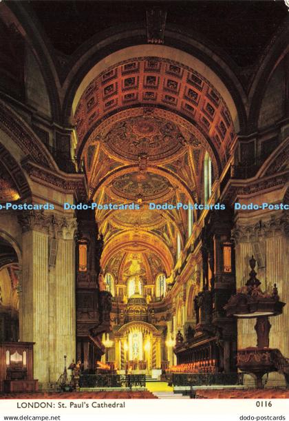 D141685 London St Pauls Cathedral 0116 Charles Skiltons Postcard Series Choir St