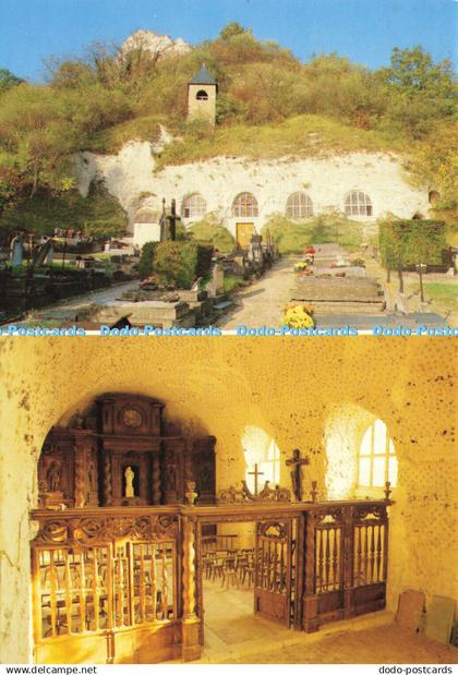 D155697 Haute Isle. Val d Oise. Eglise Troglodytique. Estel. Leconte. Multi View