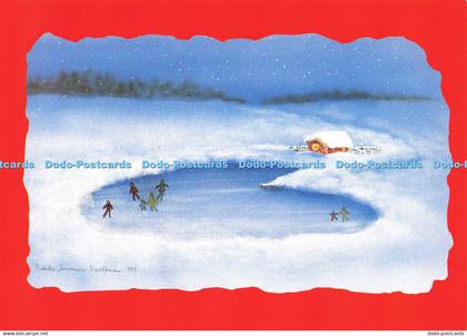 D162274 Finland. Winter Day in Finland. Pirkko Juvonen Valtonen. United Nations