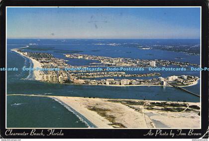 D187420 Florida. Clearwater Beach. Tom Brown Card. Tom Brown. 1986