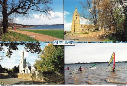 D195069 Rutland Rutland Water Hambleton St Peter Church Empingham St Mary Church