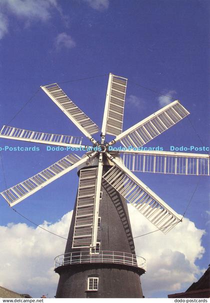 D196474 Lincolnshire Unique Eight Sailed Windmill at Heckington Lincolnshire Cou