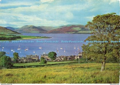 D197622 Isle og Bute Cowal Hills and Entrance to Kyles of Bute from Port Bannaty