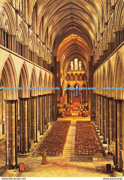 D198690 Salisbury Cathedral The Nave The Interior of Salisbury is a Perfect Exam