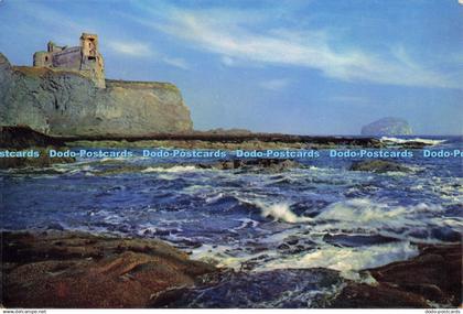 D200001 Tantallon Castle and the Bass Rock East Lothian J Arthur Dixon