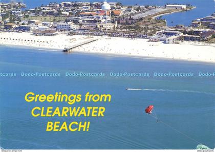D202821 Greetings From Clearwater Beach Seminole Post Cards D Stanfield