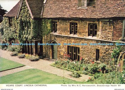 D204897 Lincoln Cathedral Vicars Court Lincolnshire North Lincoln South and Humb