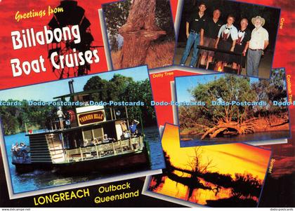 D208336 Greetings from Billabong Boat Cruises Longreach Outback Queensland ICP C