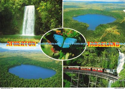 D210073 Atherton Tableland Millaa Millaa Falls Lake Barrine Twin Crater Lakes La